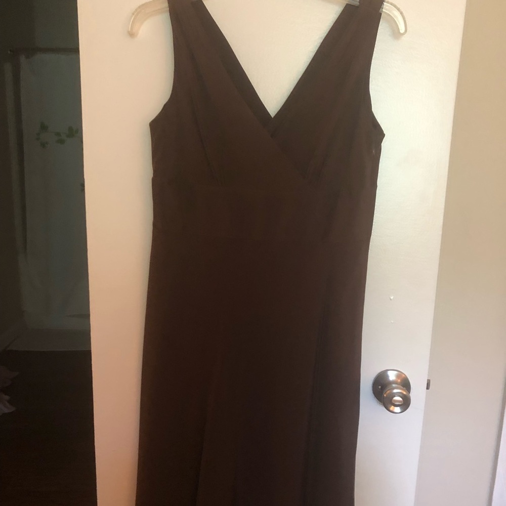 J Crew Brown bridesmaid dress